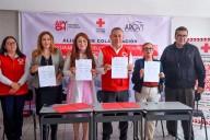 Cruz Roja Toluca y Metepec firman alianza para apoyar a periodistas del Valle de Toluca