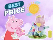Peppa Pig Toys Oinks + Snuggles Baby Evie Interactive Baby Doll for $25