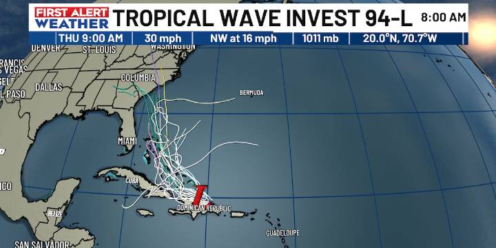 FIRST ALERT: Tropical Storm Humberto has formed, tracking another wave as well