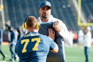 With nudge from coach, Michigan wants more physicality up front