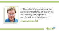 Treating OSA with CPAP cuts risk for death in type 2 diabetes