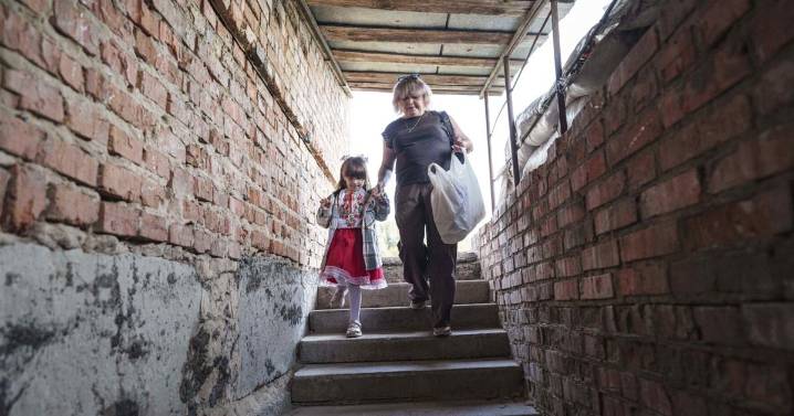 Ukraine's children start new school year in underground classrooms to avoid Russian bombs