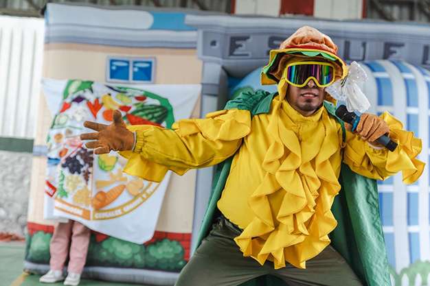 Con teatro fomentan la nutrición y cuidado ambiental en la niñez