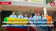 ¡Orgullo cucuteño! Estudiantes llegaron de Paraguay cargados de premios