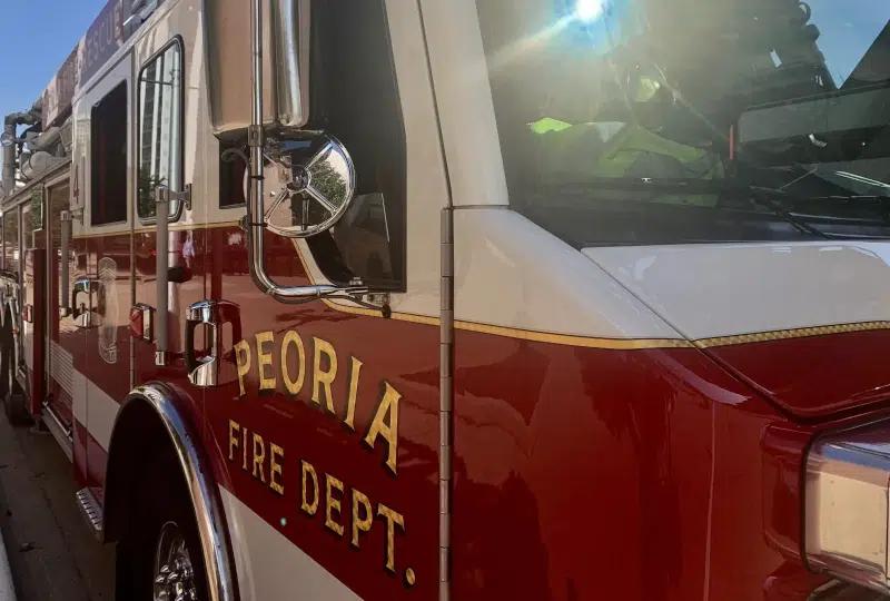 Area fire crews help put out 60-acre fire in S. Peoria Thursday