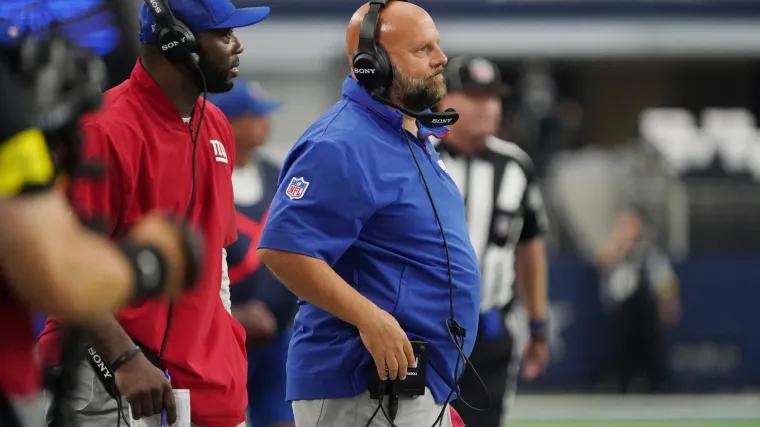 Giants' Brian Daboll reveals why he benched lineman after creating unwanted history vs. Cowboys
