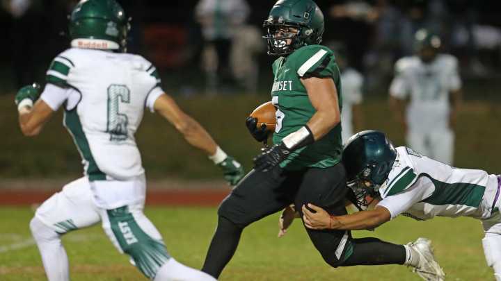 Score from Cranston East vs. Ponaganset Football on Friday September 26