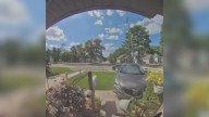 Video shows car crashing into woman's home, potentially damaging the foundation