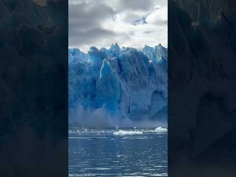 Spectacular ice calving captured in Chile