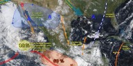 SMN prevé lluvias fuertes y descenso de temperaturas en México esta semana