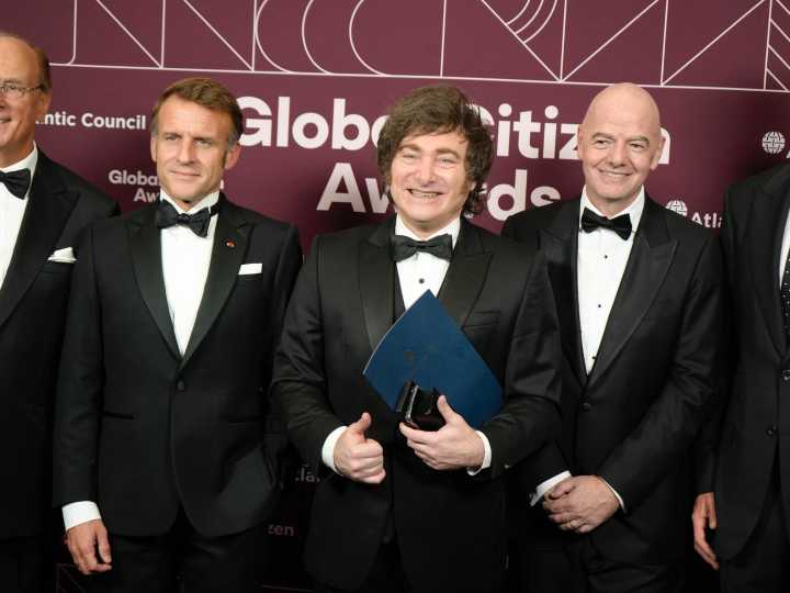 Milei recibió un premio de manos de Bessent y agradeció el respaldo de EE.UU.: "Estamos en el camino correcto"