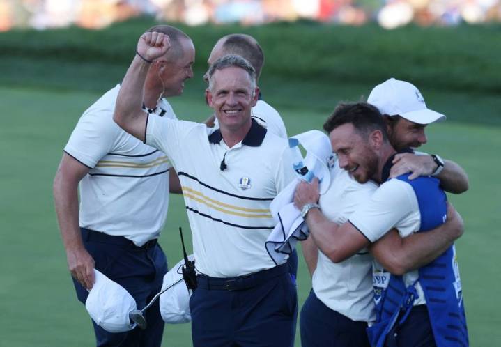 Golf-Hatton wins Ryder Cup for Europe at Bethpage Black