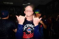 Chicago Cubs celebrate their return to the postseason