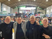 Estibadores portuarios cerraron su Congreso Extraordinario con un masivo acto en Bahía Blanca