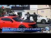 Federal agents detain multiple people at gunpoint in LA neighborhood