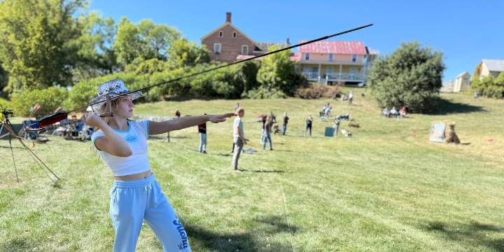 Ancient spear-throwing tool brings fun and history to Vermont competition