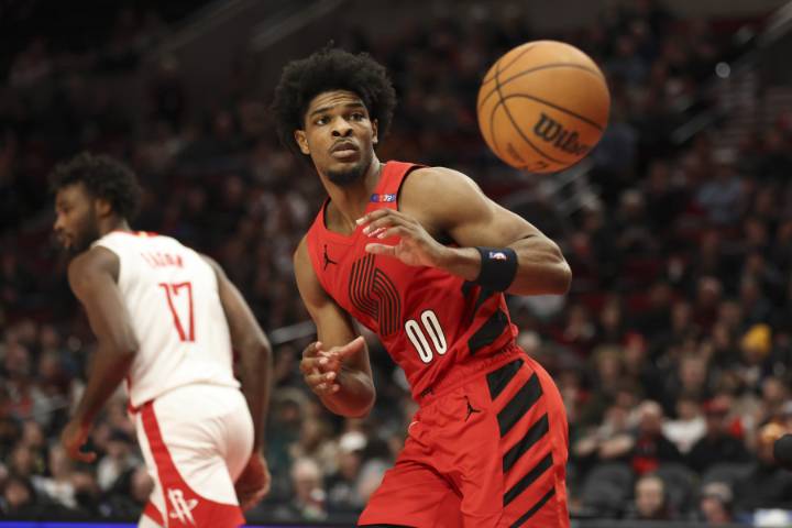 Blazers’ Scoot Henderson out with torn hamstring