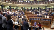 Vox se ausenta del minuto de silencio en el Congreso por las víctimas del genocidio en Gaza
