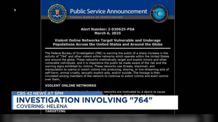 Helena Police investigate threat made to child by group FBI dubs a 'violent online network'