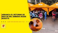 Arranca el retorno de más de mil Emberá desde Bogotá hacia sus territorios