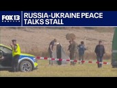 Peace talks stall after Russian drones shot down