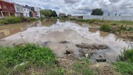 Agua de lluvia se estanca en terrenos baldíos en la capital