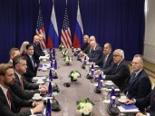 US Secretary of State Marco Rubio meets Russian Foreign Minister Sergey Lavrov on UNGA sidelines