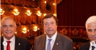 Poggi no quiso perderse la lujosas gala de Clarin