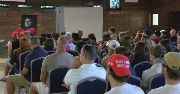 Charlie Kirk remembrance in Tucson draws over 700 people