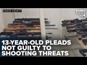 13-year-old pleads not guilty to mass shooting threats in Pierce County court