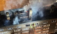 Battersea fire: 100 firefighters battle huge blaze at block of flats as 150 people forced to evacuate