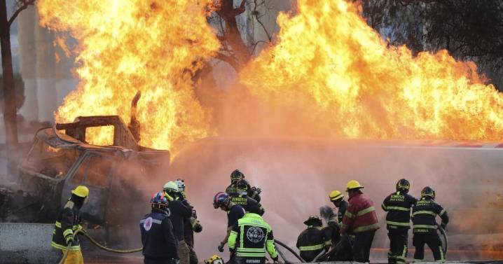 Huge gas tanker explosion in Mexico City kills 3, injures 70; images show some without faces, skin