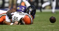 Jackson throws 4 TD passes, and the Ravens close strong in a 41