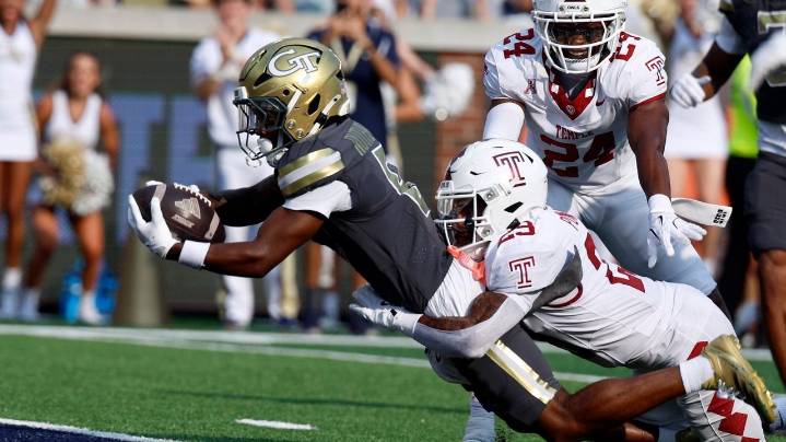 No. 18 Georgia Tech beats Temple 45