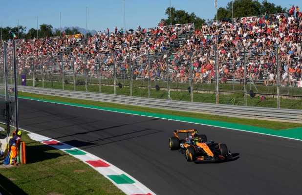 Norris domina los segundos ensayos libres en el GP de Italia