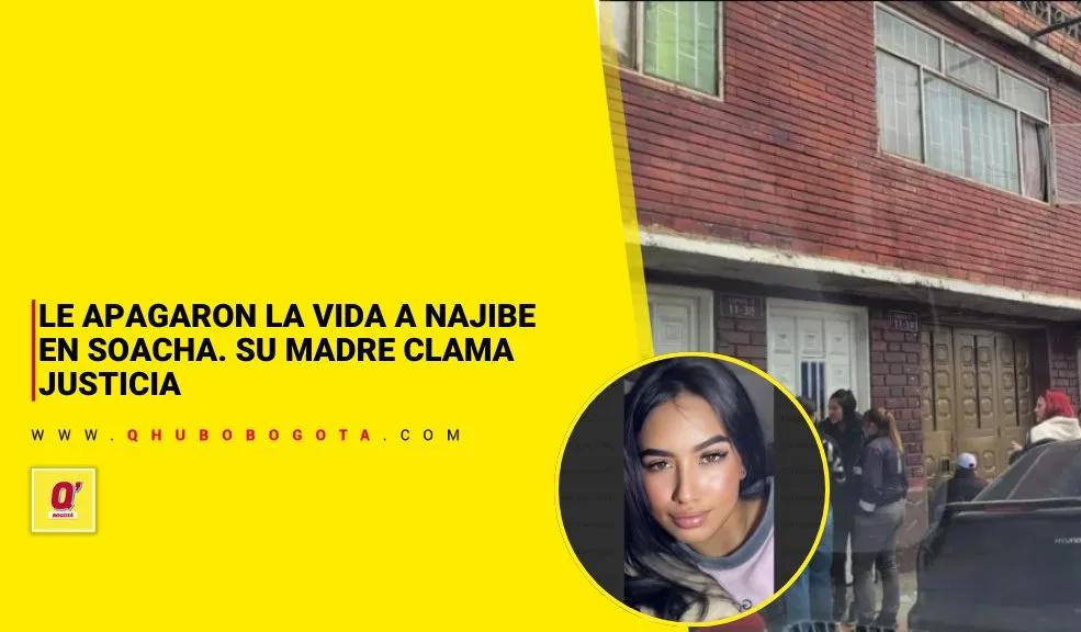 Le apagaron la vida a Najibe en Soacha. Su madre clama justicia