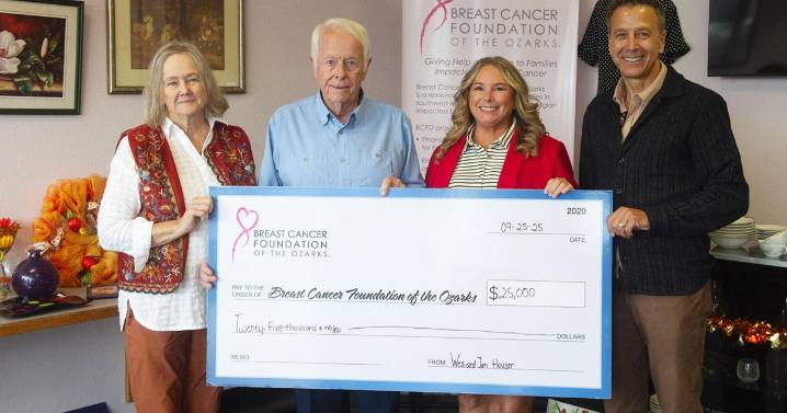 Breast Cancer Foundation of the Ozarks receives donation