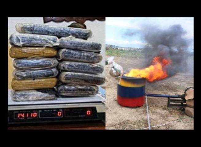 Metieron al fogón droga decomisada por la GNB 61