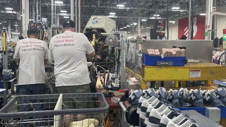 New Balance marks completion of Skowhegan expansion