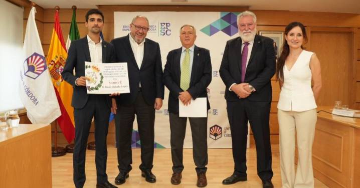 Un estudiante de la Escuela Politécnica Superior de Córdoba es galardonado con el premio nacional al mejor TFM