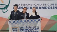 Tres comodorenses compiten en el Sudamericano de Gimnasia Trampolín