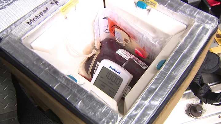 St. Luke’s ambulances stocking blood in Monroe County