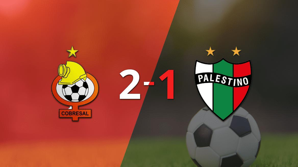 Con un gol agónico, Cobresal venció a Palestino por 2 a 1