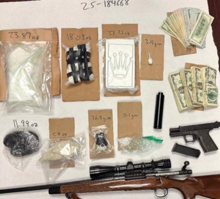 Man arrested for alleged drug trafficking, illegal weapons possession: Bakersfield PD