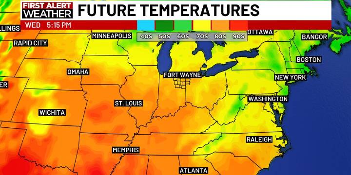 First Alert Forecast: Temperatures warming up this week