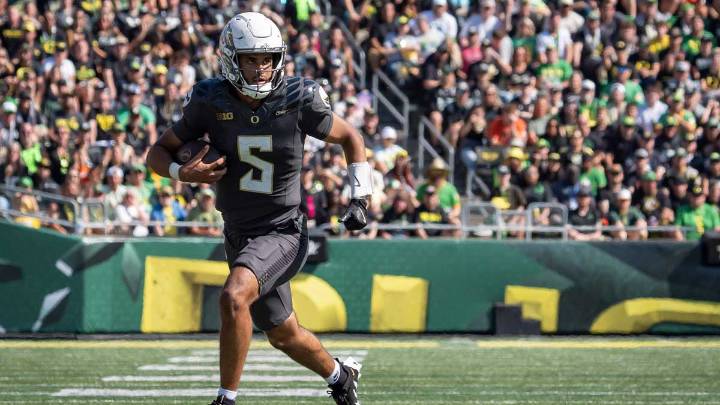 Dante Moore bold predictions for Oregon vs. Penn State showdown
