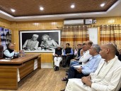 Karra Chairs Coordinators, DCC Presidents Meeting at Srinagar Party Office 