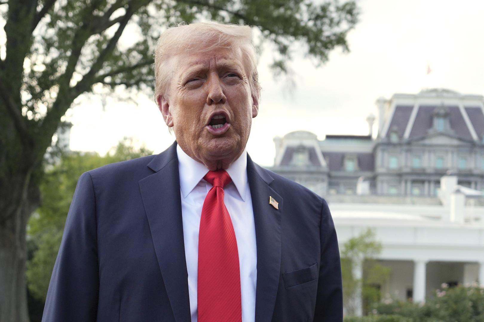 Trump says ‘they’re making great strides’ on finding Charlie Kirk’s assassin
