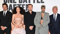 Leonardo DiCaprio Joins His ‘One Battle After Another’ Cast at London Premiere, Sans Regina Hall | Benicio Del Toro, Chase Infiniti, Leonardo DiCaprio, Maya Rudolph, One Battle After Another, Paul Tho