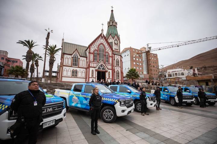 Arica refuerza su seguridad con nuevos vehículos municipales